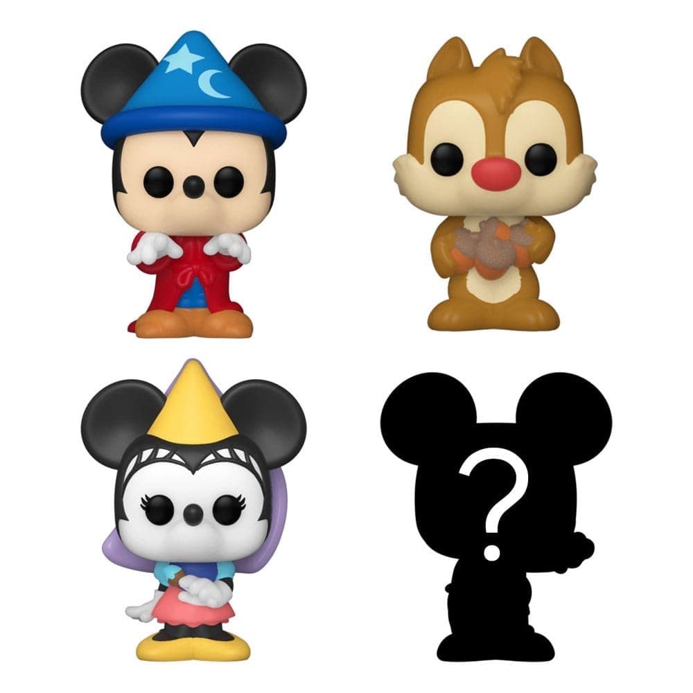 FUNKO POP Bitty 4-Pack: Disney - Sorcerer Mickey - 889698713214