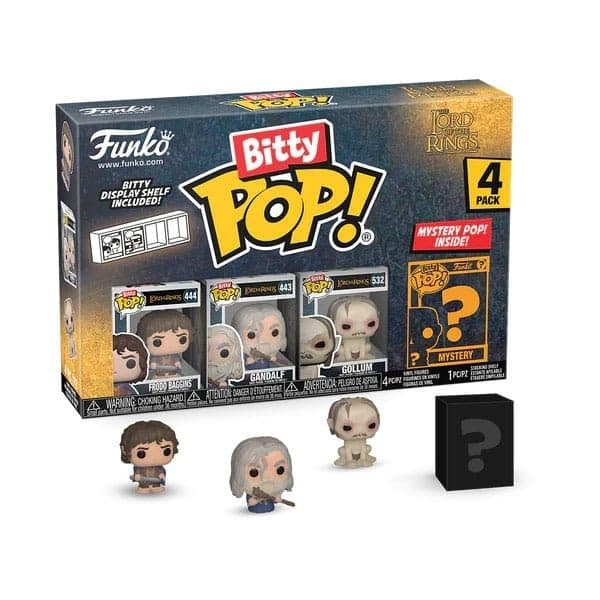 FUNKO POP Funko Bitty Pop! 4-Pack: The Lord of the Rings - Frodo Vinyl Figures - 889698754569