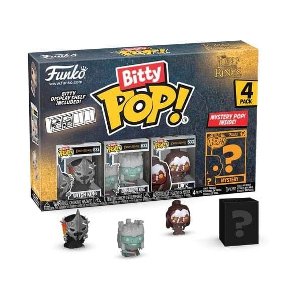 FUNKO POP Funko Bitty Pop! 4-Pack: The Lord of the Rings - Witch King Vinyl Figures - 889698754590