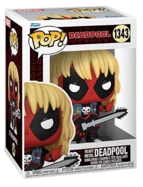 FUNKO POP Marvel: Deadpool - 1343 Heavy Metal Band 9 cm (DAMAGED BOX) - 889698760782D