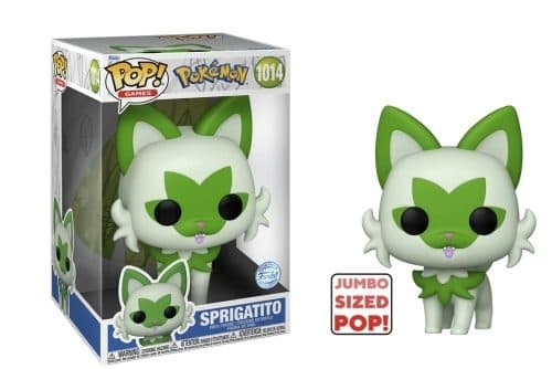 FUNKO POP Jumbo Games: Pokemon - 1014 Sprigatito 25cm - 889698775489