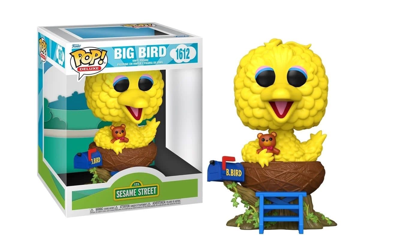 FUNKO POP Deluxe: Sesame Street S3- Big Bird in nest 9 cm - 889698801416