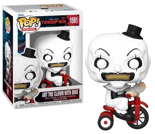 FUNKO POP Movies: Terrifier - 1591 Art The Clown With Bike 9 cm - 889698807067