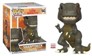 FUNKO POP Super: Alla ricerca della Valle Incantata: Sharptooth 9 cm (DAMAGED BOX) - 889698811927D