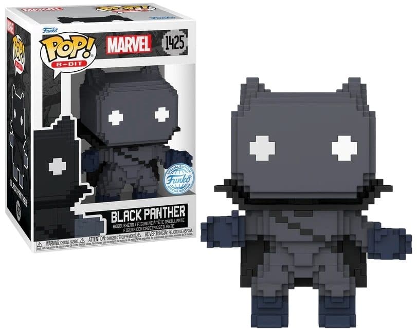 FUNKO POP Marvel: 8-Bit- Black Panther 9 cm - 889698824804