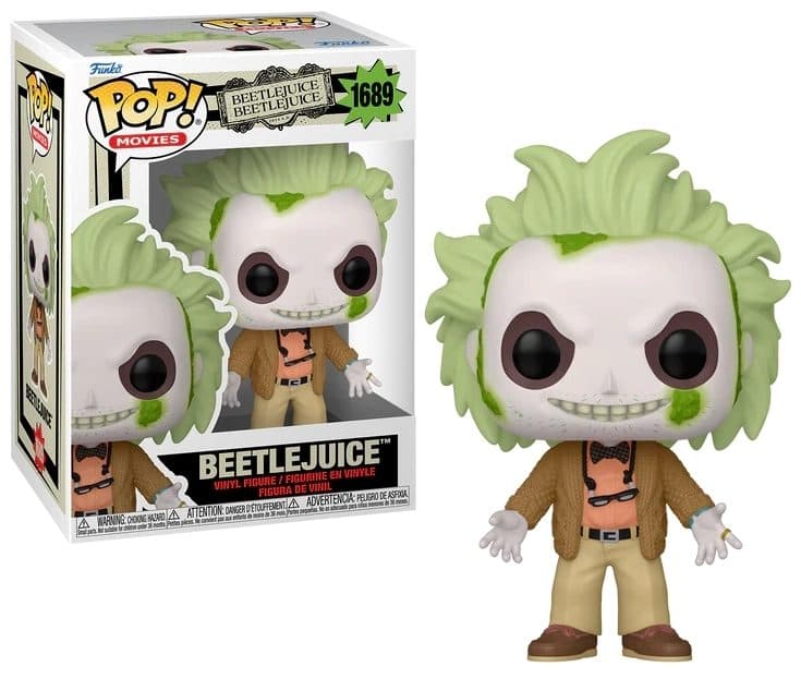 FUNKO POP Movies: Beetlejiuce 2- Beetlejiuce w/CHASE 9 cm - 889698826532