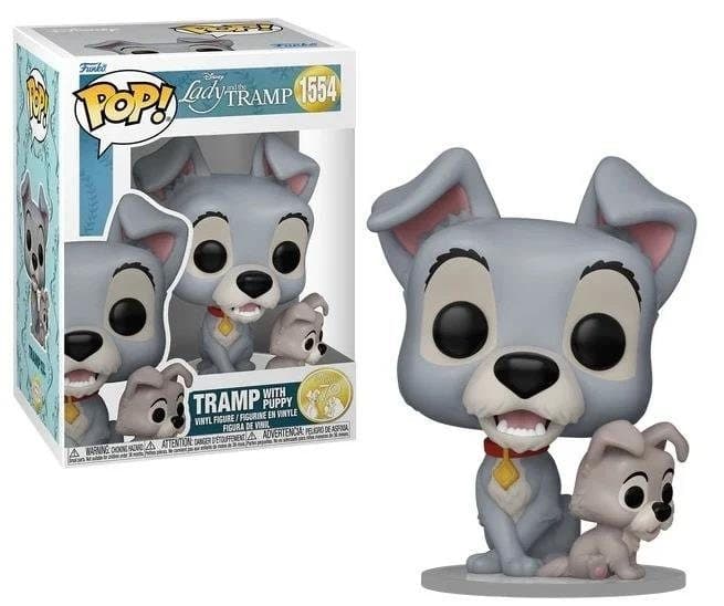 FUNKO POP Disney: Lady and the Tramp- Tramp w/puppy 9 cm - 889698835695