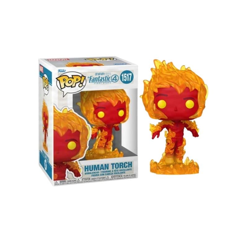 FUNKO POP Marvel: The Fantastic Four S1- Human Torch 9 cm - 889698835862