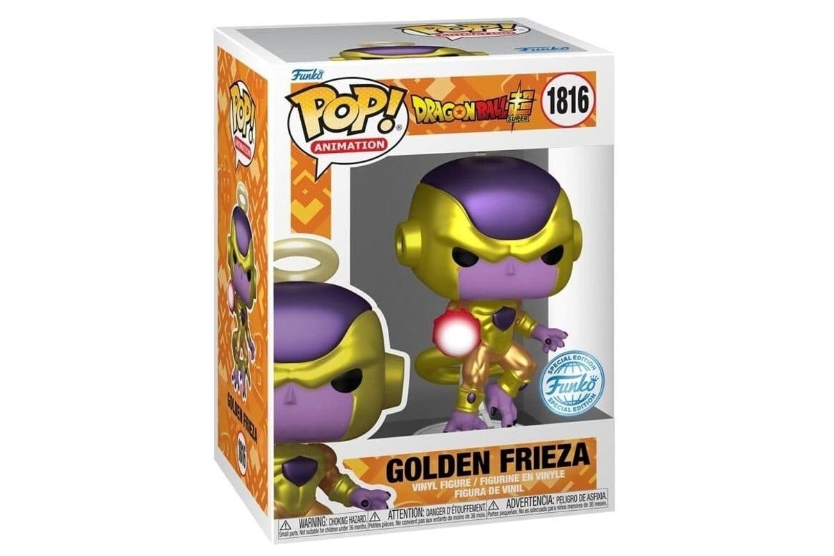 FUNKO POP Animation: Dragon Ball Super -1816 Golden Frieza (Exclusive) 9 cm - 889698843867