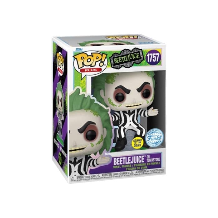 FUNKO POP Plus: Beetlejuice - 1757 Beetlejuice On Tombstone (Exclusive) 9 cm - 889698844536