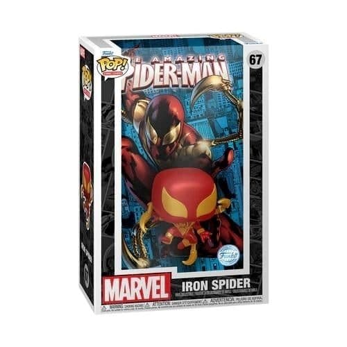 FUNKO POP Comics Cover : Marvel - 67 Iron Spider (Exclusive) - 889698845274