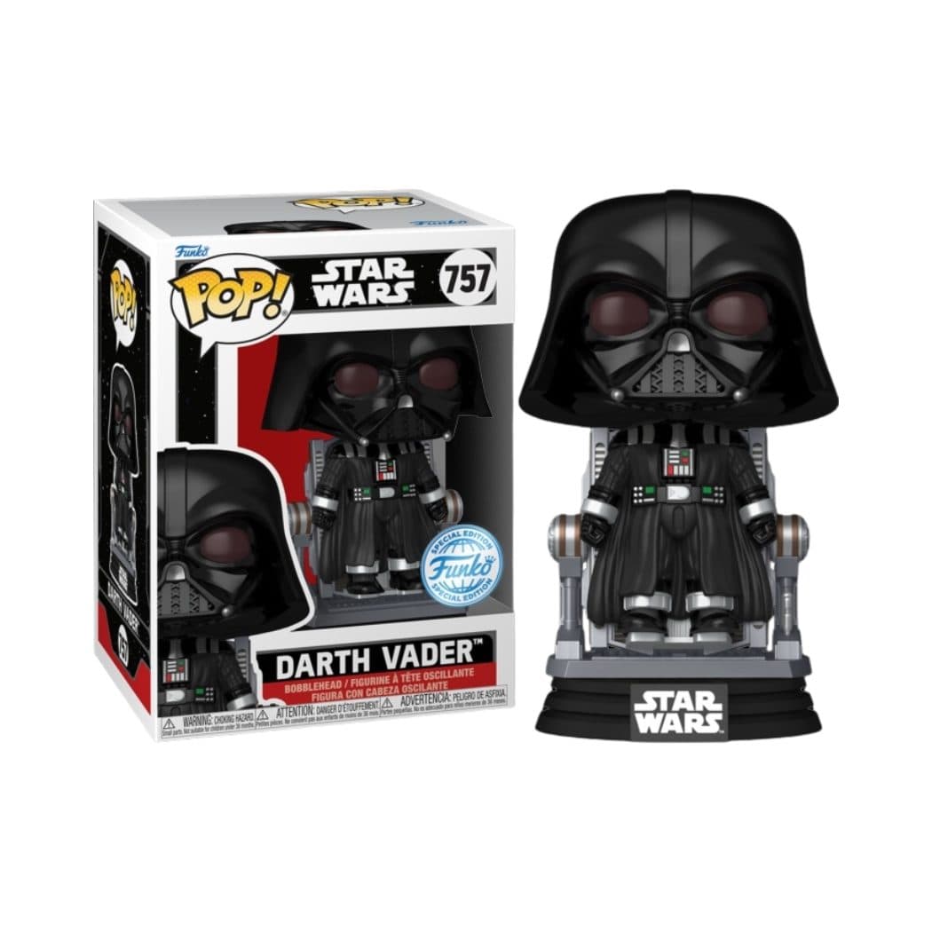 FUNKO POP Star Wars - 757 Darth Vader (Exclusive) 9 cm - 889698845304