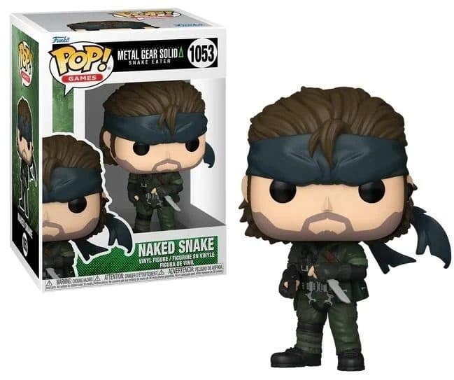 FUNKO POP Games: Metal Gear- Naked Snake 9 cm - 889698849265