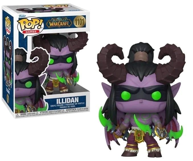 FUNKO POP Games: World of Warcraft- Illidan With Chase 9 cm - 889698861083