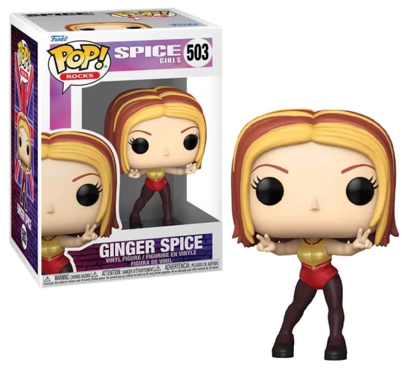 FUNKO POP Rocks: Spice Girls - 503 Ginger Spice (WNBE) 9cm - 889698865951