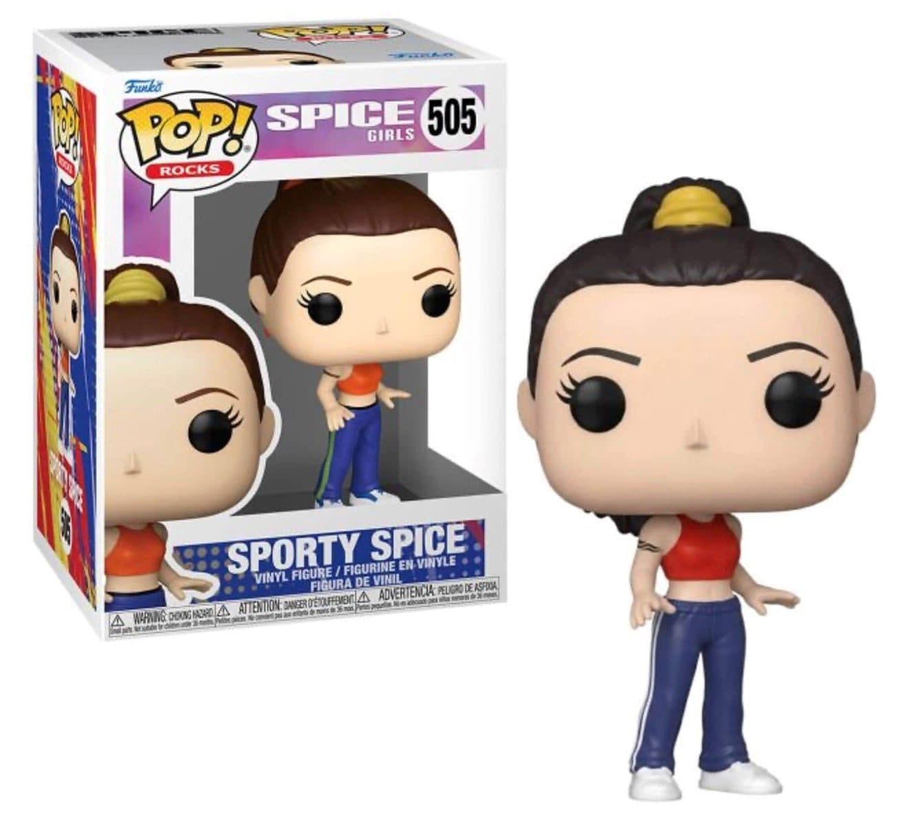 FUNKO POP Rocks: Spice Girls - 505 Sporty Spice (WNBE) 9cm - 889698865982