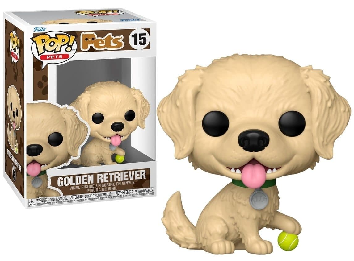 FUNKO POP Pets: Pets - 15 Golden Retriever 9cm - 889698883276