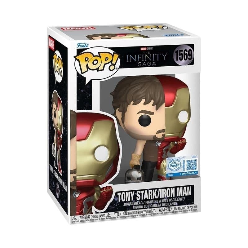 FUNKO POP Marvel: The Infinity Saga Iron Man - 1569 Tony Stark/Iron Man (Exclusive) 9cm - 889698885201