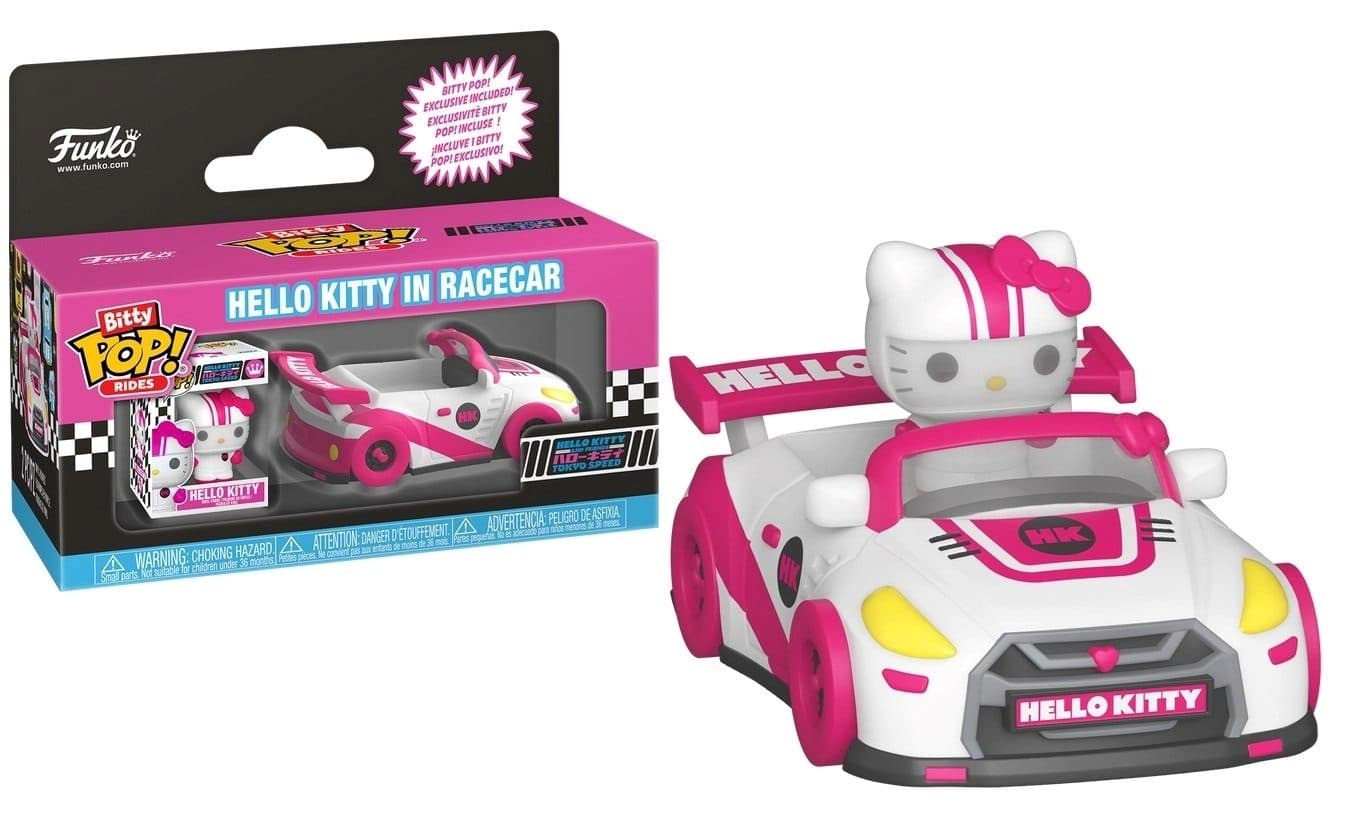 FUNKO Bitty POP Ride Sanrio - Racecar With Hello Kitty - 889698901116