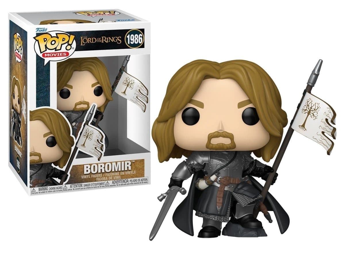 FUNKO POP Movies: Lord Of The Rings - 1986 Boromir 9cm - 889698903141