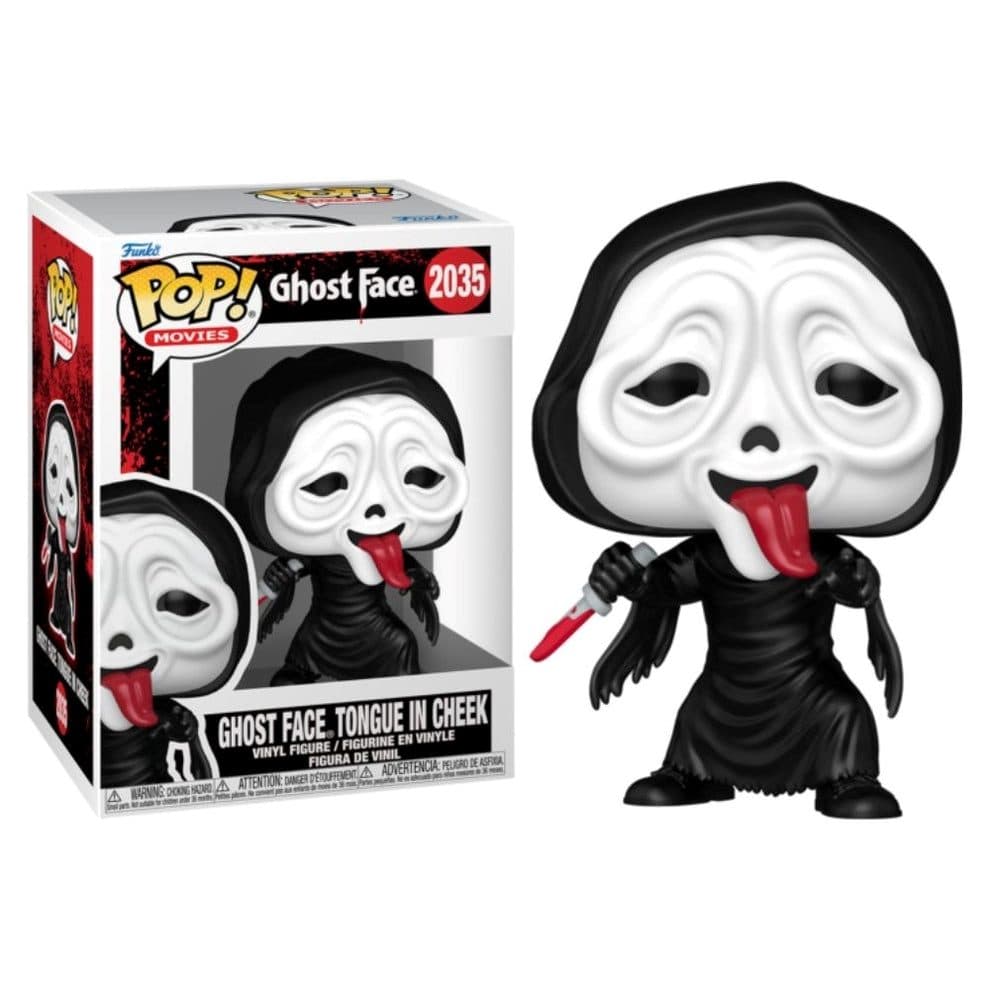 FUNKO POP Movies: Ghost Face - 2035 Ghost Face Tongue in Cheek 9cm - 889698903851