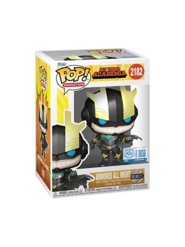 FUNKO POP Animation: My Hero Academia - 2182 Armored All Might (Exclusive) (Metallic) 9cm - 889698916448