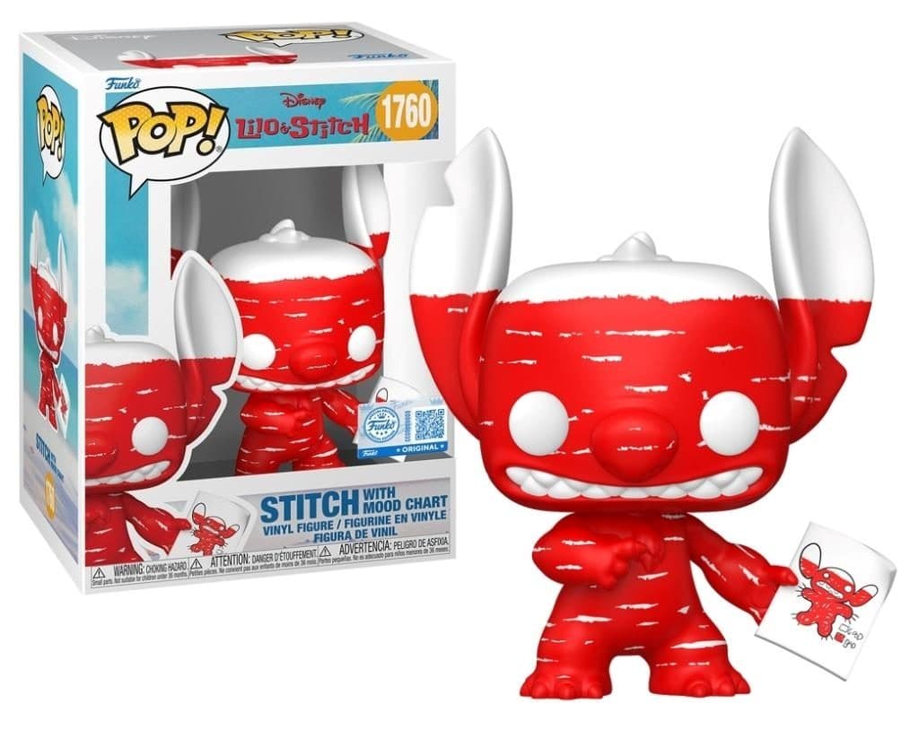 FUNKO POP Disney: Lilo & Stitch - 1760 Stitch With Mood Chart (Exclusive) 9cm - 889698919074