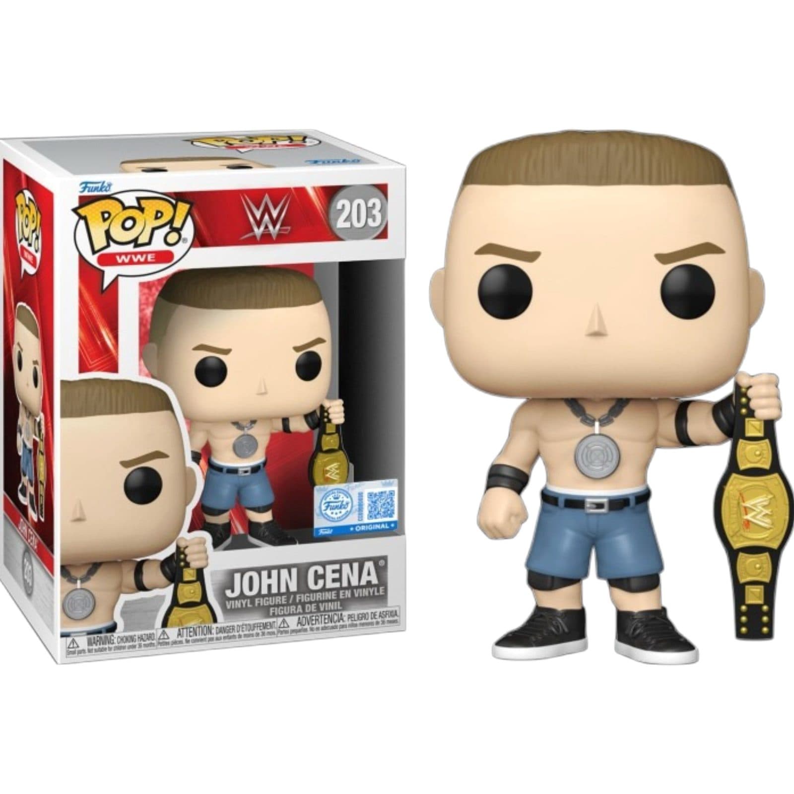 FUNKO POP WWE - John Cena (Spinner Belt) (Exclusive) 9cm - 889698920513