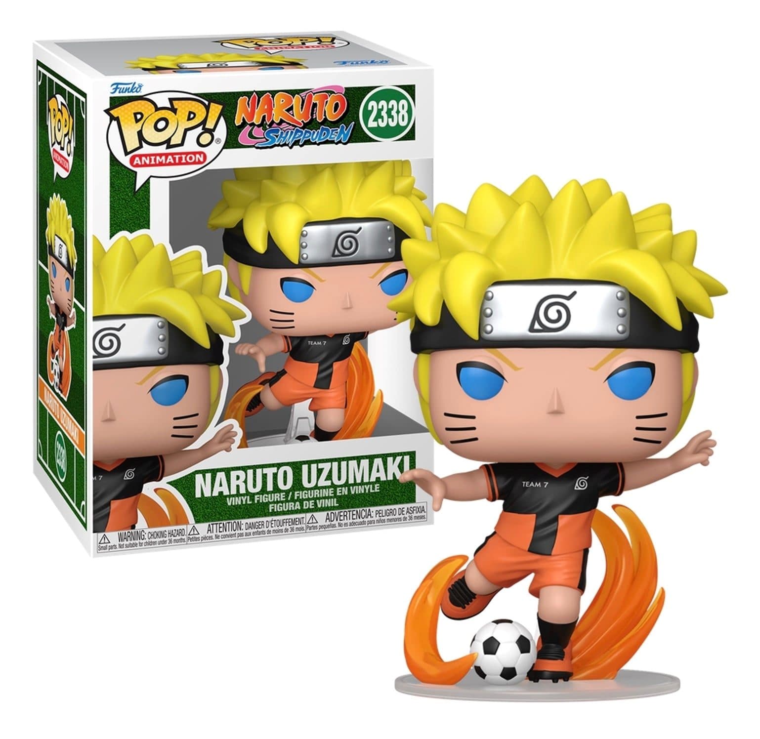 FUNKO POP Animation: Naruto Shippuden - 2338 Naruto Uzumaki (Soccer) 9cm - 889698932899