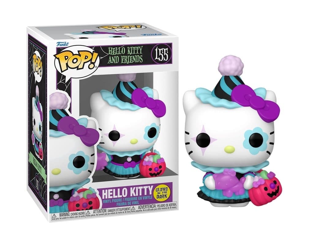 FUNKO POP Sanrio: Hello Kitty - 155 Hello Kitty Spooky (Glows In The Dark) 9cm - 889698945769