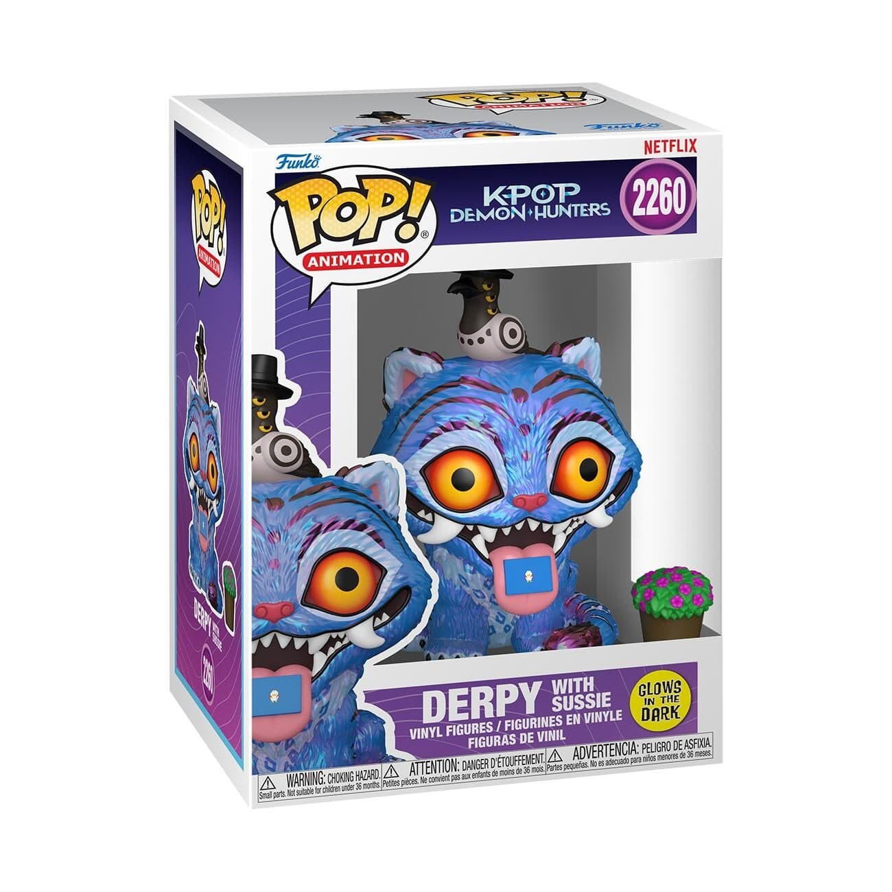 FUNKO Pop! Animation: Kpop Demon Hunters - 2260 Derpy with Sussie (Glows in The Dark) 9 cm - 889698946933