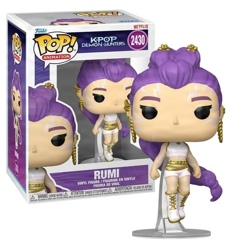 FUNKO POP Animation: Kpop Demon Hunters - 2430 Rumi with Chase GITD 9cm - 889698958080