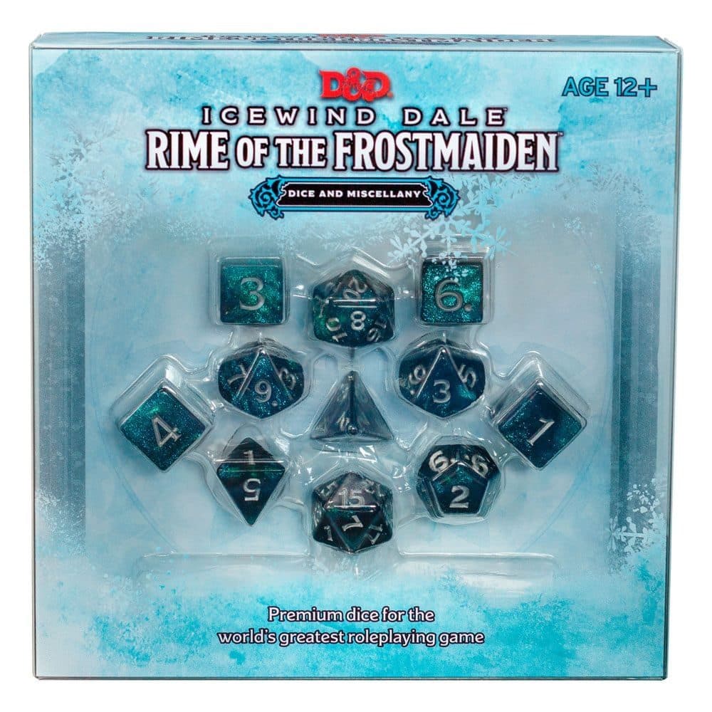 Dungeons & Dragons - RPG Dice Set Icewind Dale: Rime of the Frostmaiden - Wizards D&D 9780786967148