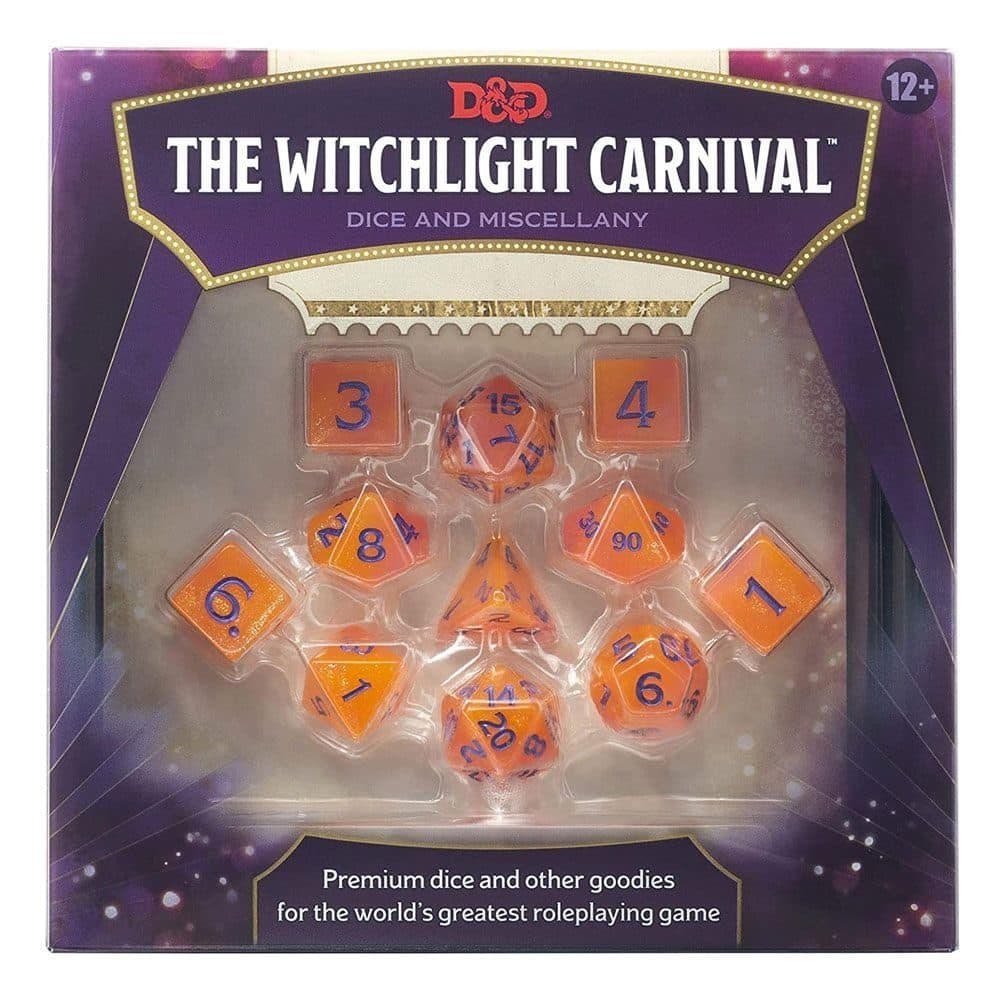 Dungeons & Dragons - RPG Dice Set Witchlight Carnival - Wizards D&D 9780786967216