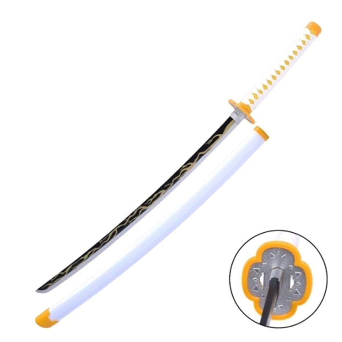 PG-653-WD Katana Fantasy Bianca E Arancio - Bamboo 103cm