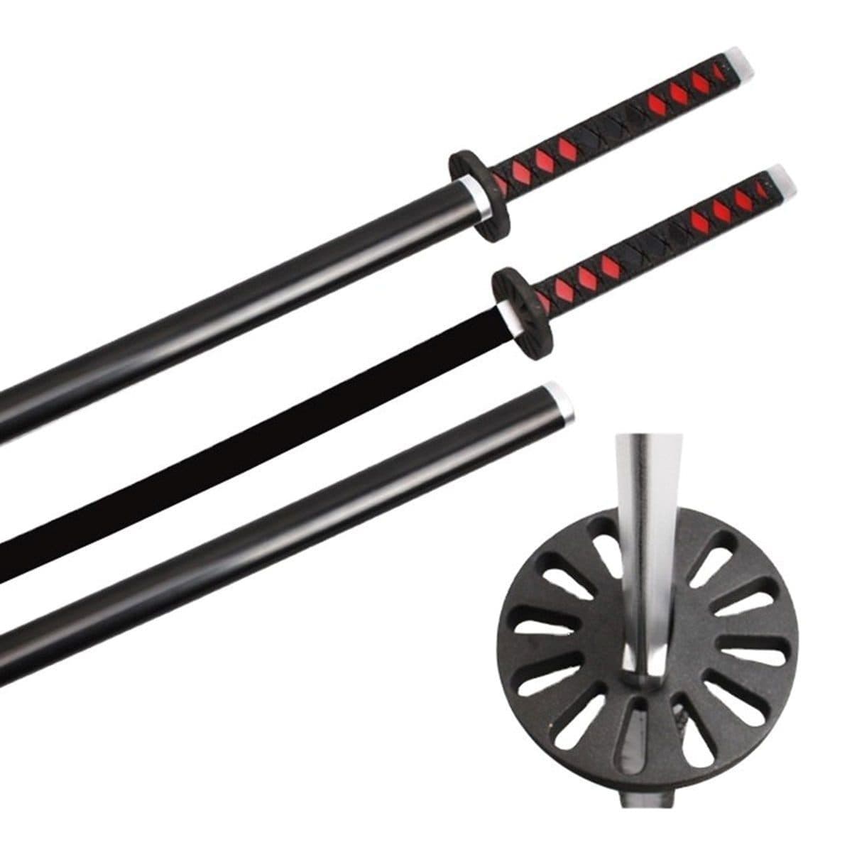 SO7001 - Katana Tanjiro DS Nera e Rossa - Foam 105cm - Pg