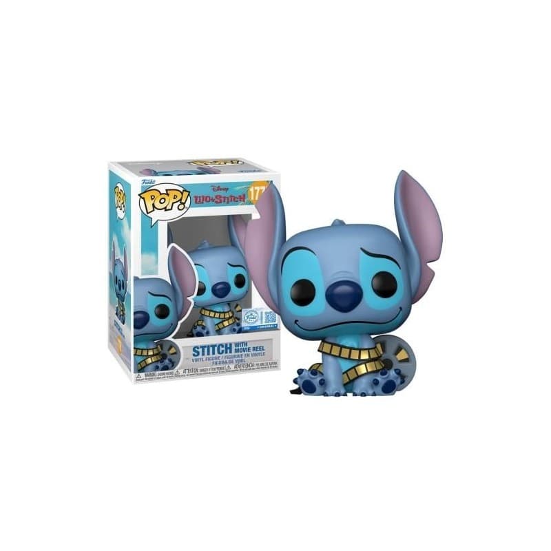 FUNKO POP Disney: Lilo & Stitch - 1779 Stitch With Movie Reel (Exclusive) 9cm - 889698941266
