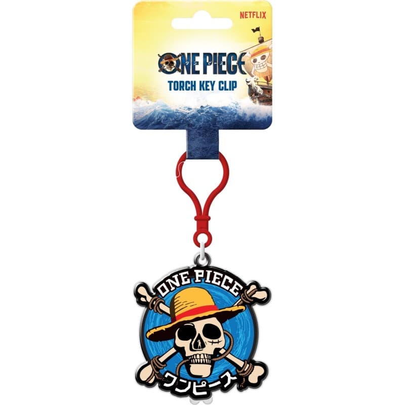 PYRAMID ONE PIECE (STRAW HAT CREW ICON) TORCH KEYCLIP - 5063457046484