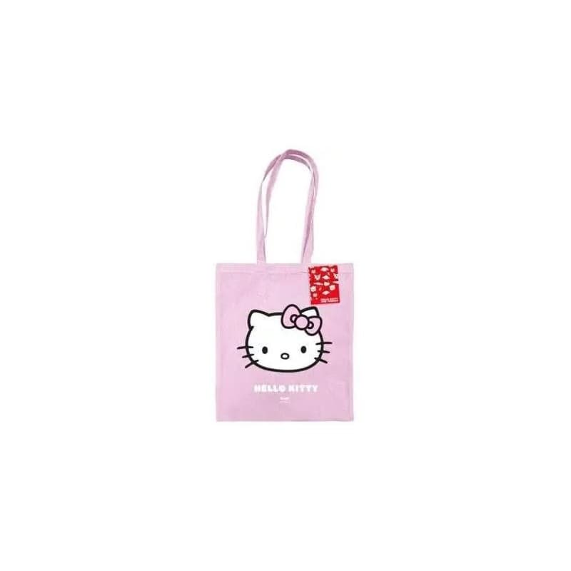 PYRAMID HELLO KITTY BOW LIGHT PINK TOTE BAG - 5063457026776