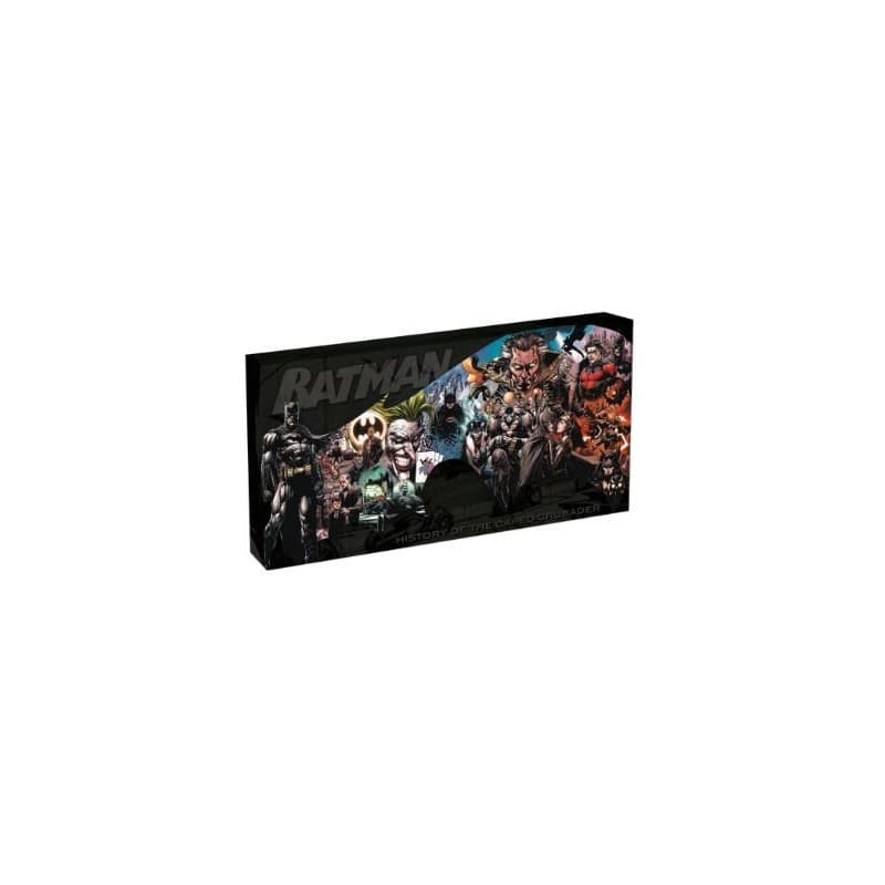 PYRAMID BATMAN (HISTORY OF THE CAPED CRUSADER) LETTERBOX LIGHT UP CANVAS - 5063457053888