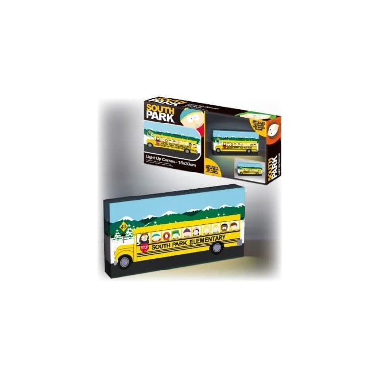 PYRAMID SOUTH PARK (SCHOOL BUS) LETTERBOX LIGHT UP CANVAS - 5063457054823