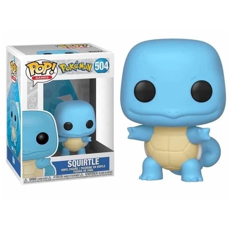 FUNKO POP Pokemon - 504 Squirtle 9 cm (DAMAGED BOX) - 889698504027D
