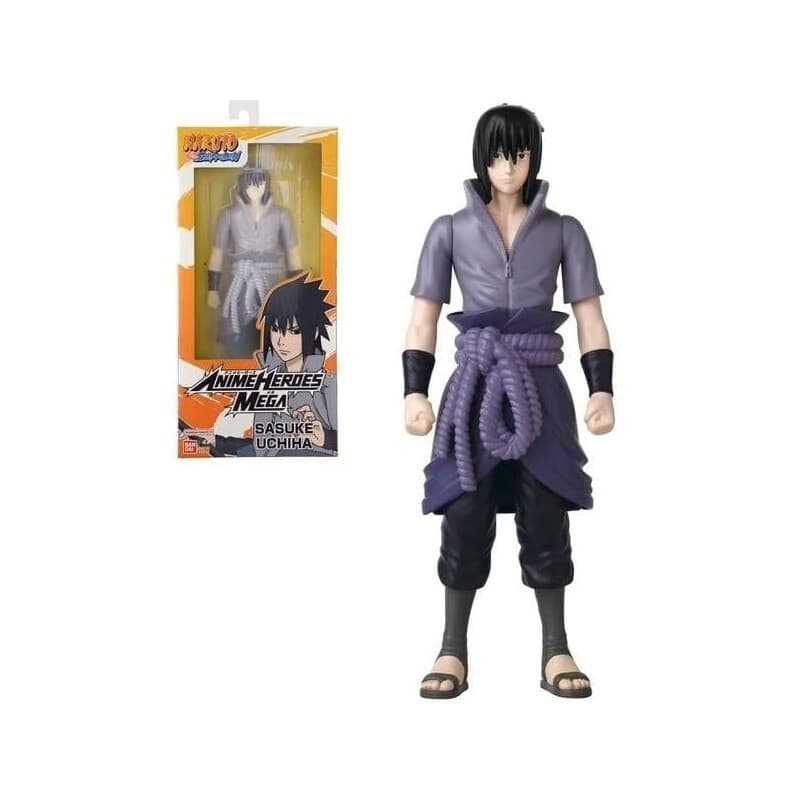 BANDAI RED Naruto: Anime Heroes Mega - Sasuke Uchiha 30cm - 3296580381524