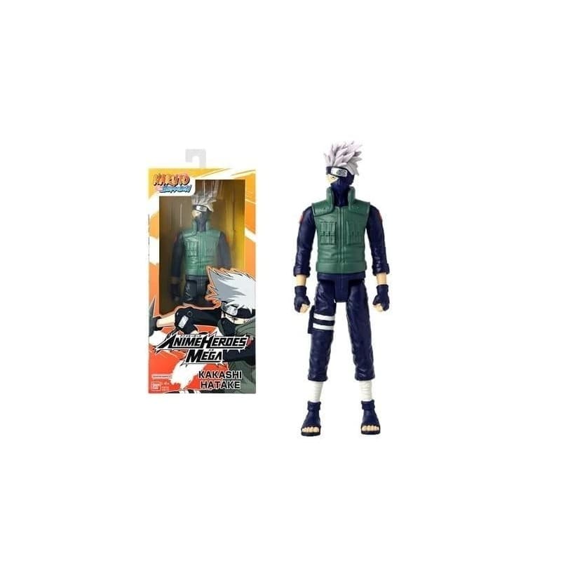 BANDAI RED Naruto: Anime Heroes Mega - Kakashi Hatake 30cm - 3296580381531