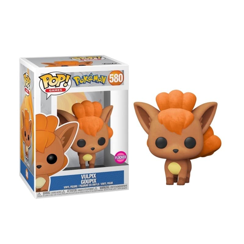 FUNKO POP Games: Pokemon - 580 Vulpix (Flocked) (Exclusive) 9cm - 889698636988