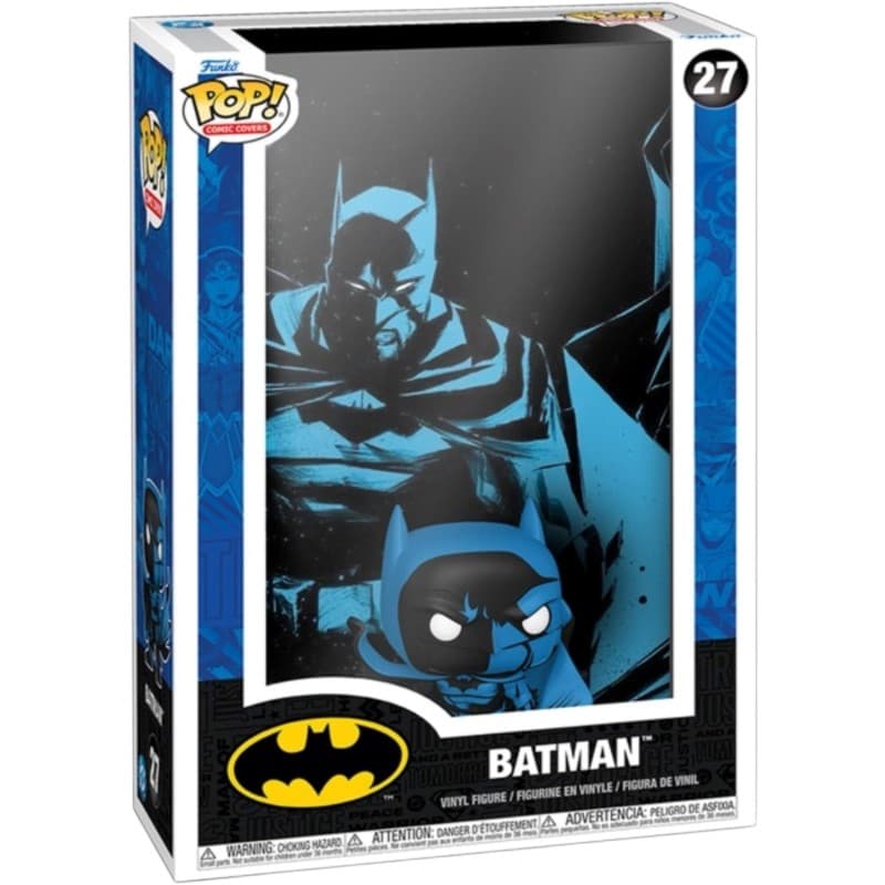 FUNKO POP Comic Covers: DC Comics - 27 Batman (Black & Blue) - 889698907828