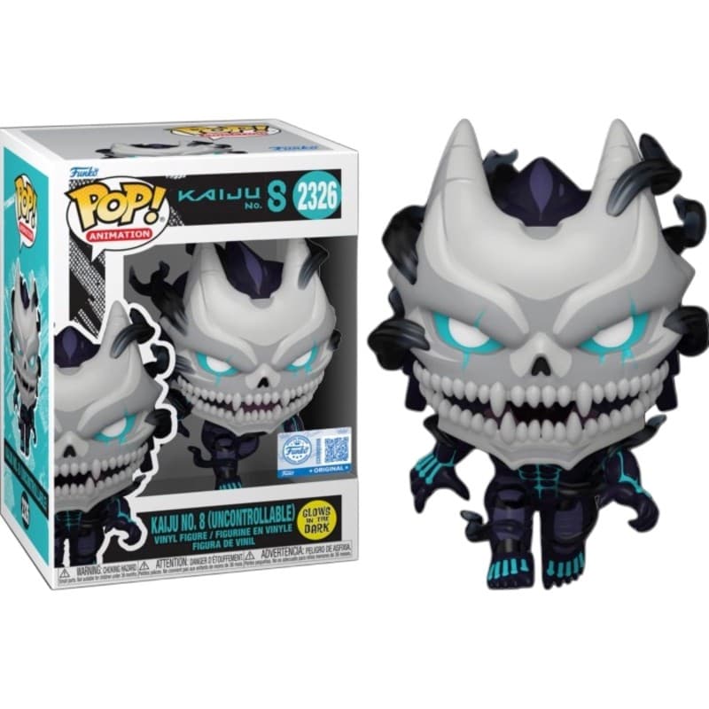 FUNKO POP Animation: Kaiju N.8 - 2326 Kaiju No.8 (Uncontrollable) (Glows In The Dark) (Exclusive) 9cm - 889698919029