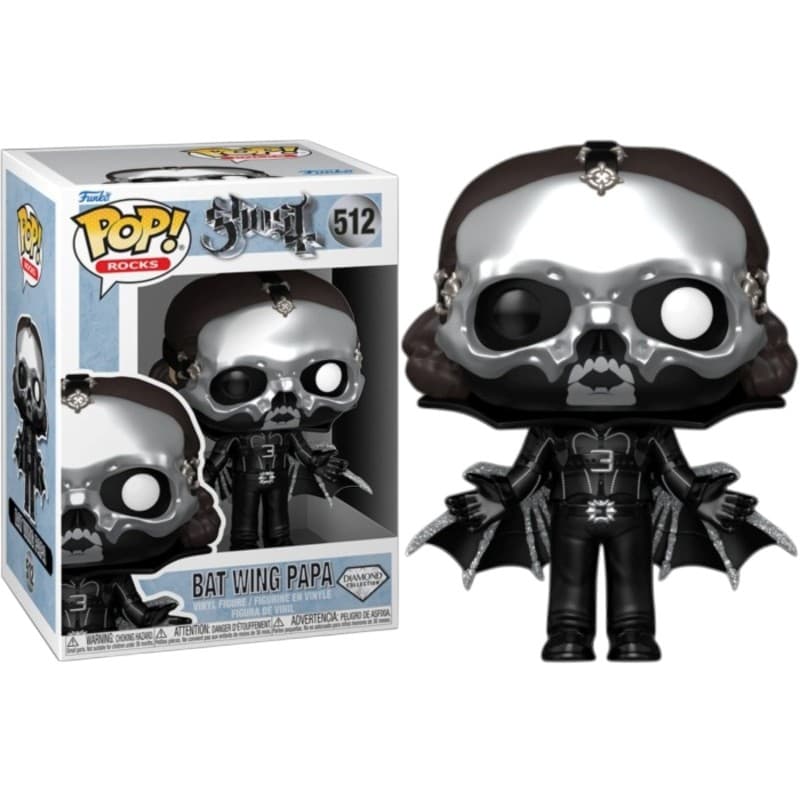 FUNKO POP Rocks: Ghost - 512 Bat Wing Papa (Glitter) 9cm - 889698930079