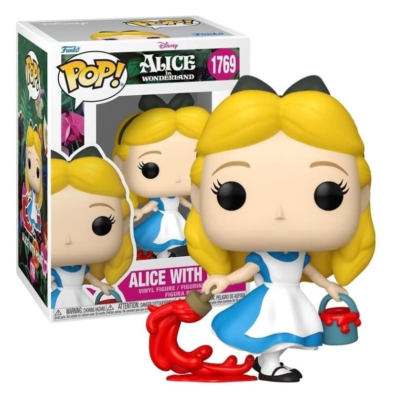 FUNKO POP Disney: Alice In Wonderland - 1769 Alice With Paint 9cm - 889698932011