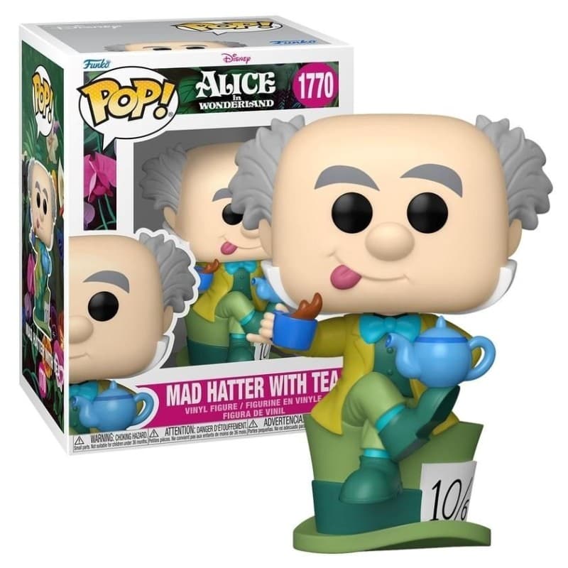FUNKO POP Disney: Alice In Wonderland - 1770 Mad Hatter With Tea 9cm - 889698932028